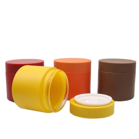 120Ml Matte Black Glass Jar For Cosmetic Packaging