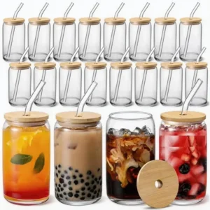 16oz Can Shape Glass Cup