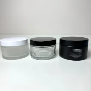 200g Clear Glass Cream Jar for Premium Skincare