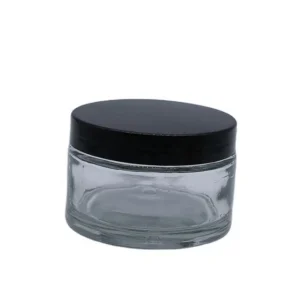 200ml Clear Glass Cream Jar & 200g Skin Care Jar