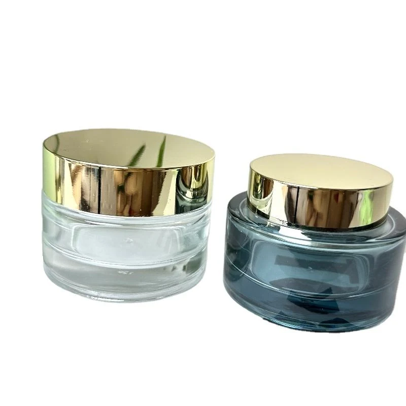 2024 New 50G Glass Cream Jar For Skincare Packaging