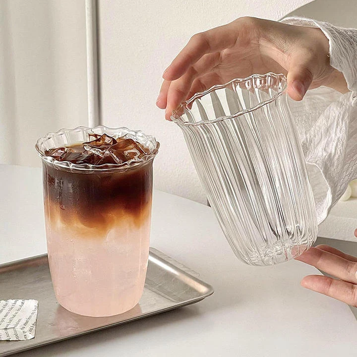 Vaso de vidrio borosilicato de 400 ml