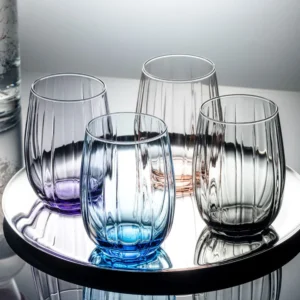 Christmas Borosilicate Glass Water Cup 350ml