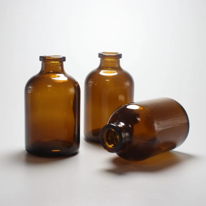 Clear & Amber Injection Pharmaceutical Glass Bottle For Veterinary Use Clear & Amber Injection Pharmaceutical Glass Bottle For Veterinary Use
