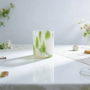 Custom Colored Thick Bottom Glass Cup