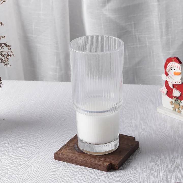 Custom Logo Coffee Glass Cup