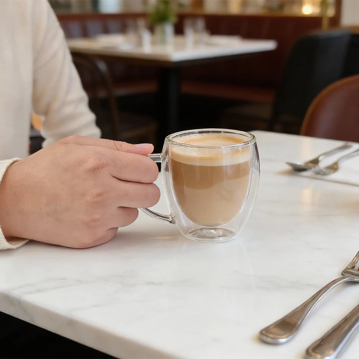 Doppelwandiges Espressoglas