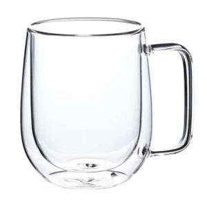Double Wall Thermal Glass Cup