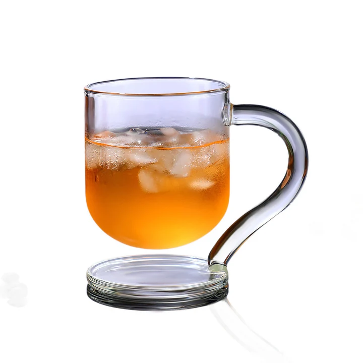 Flower Borosilicate Glass Mug Flower Borosilicate Glass Mug