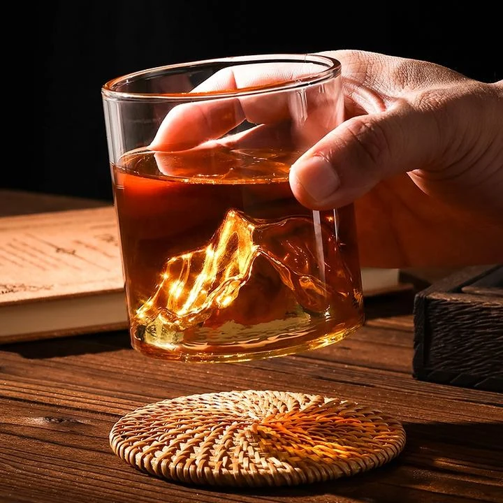 Fuji Mountain Borosilicate Whiskey Glass Set