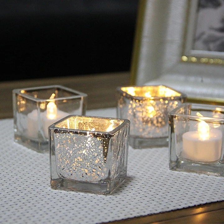 Glass Candle Holder Cup Glass Candle Holder Cup