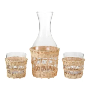 Glass Carafe Set with Lid
