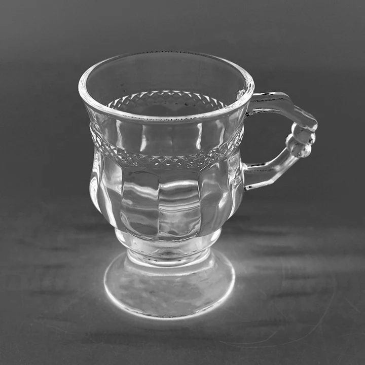 Glass Cup With Handle And Straw Glass Cup With Handle And Straw