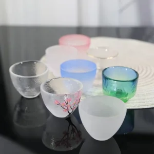 Innovative Clear Crystal Glass Cups for Juice Coffee Whisky