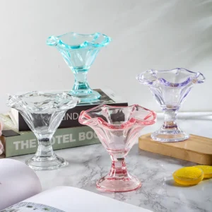 Japanese Style Handmade Clear Wine Glass Cup