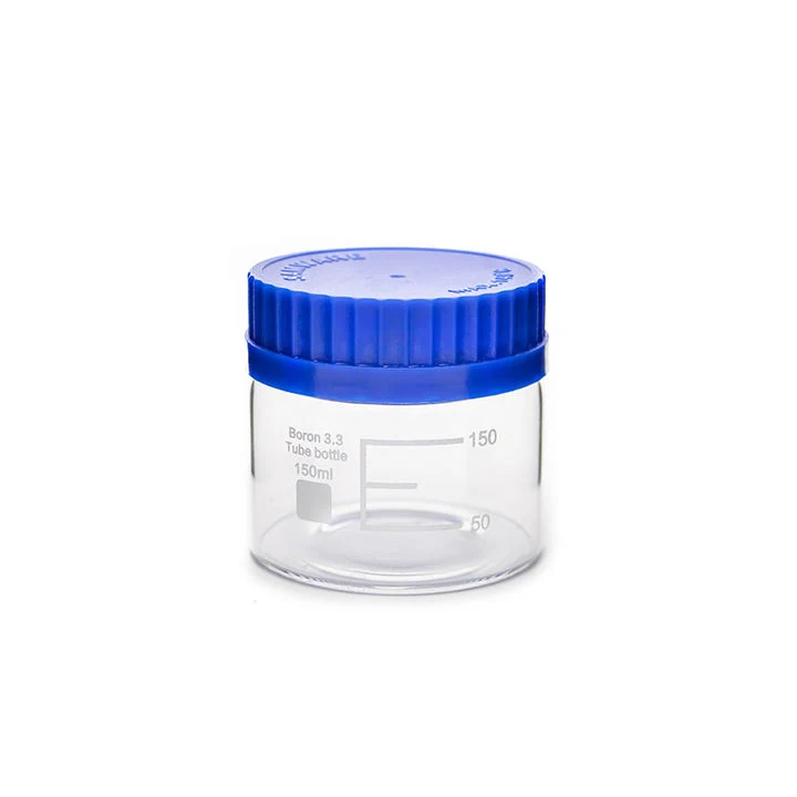 Large Capacity Borosilicate Glass Bottle With Blue Screw Cap For Lab Use Large Capacity Borosilicate Glass Bottle With Blue Screw Cap For Lab Use