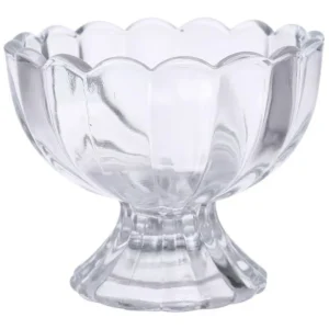 Lotus Shape Glass Cup