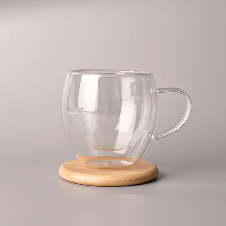 Vaso de vidrio borosilicato OEM