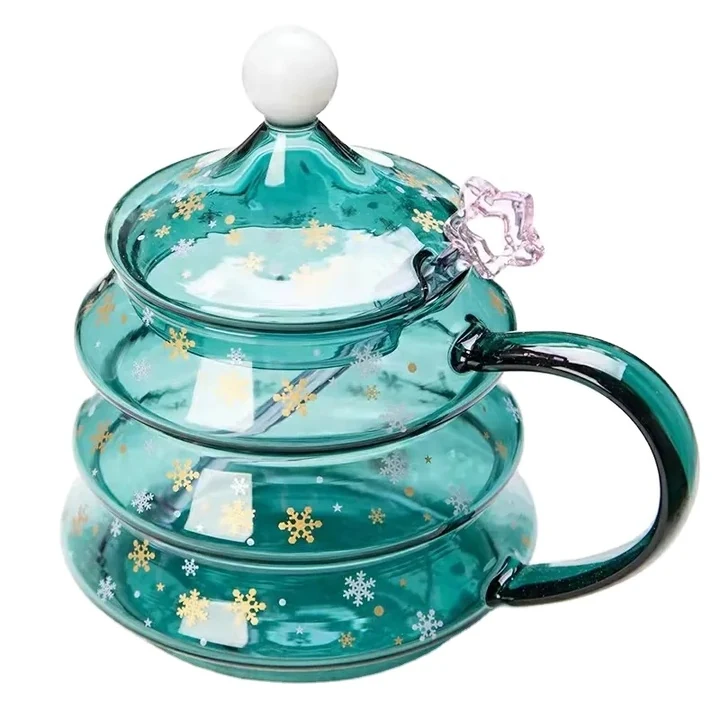 Taza de café de cristal portátil