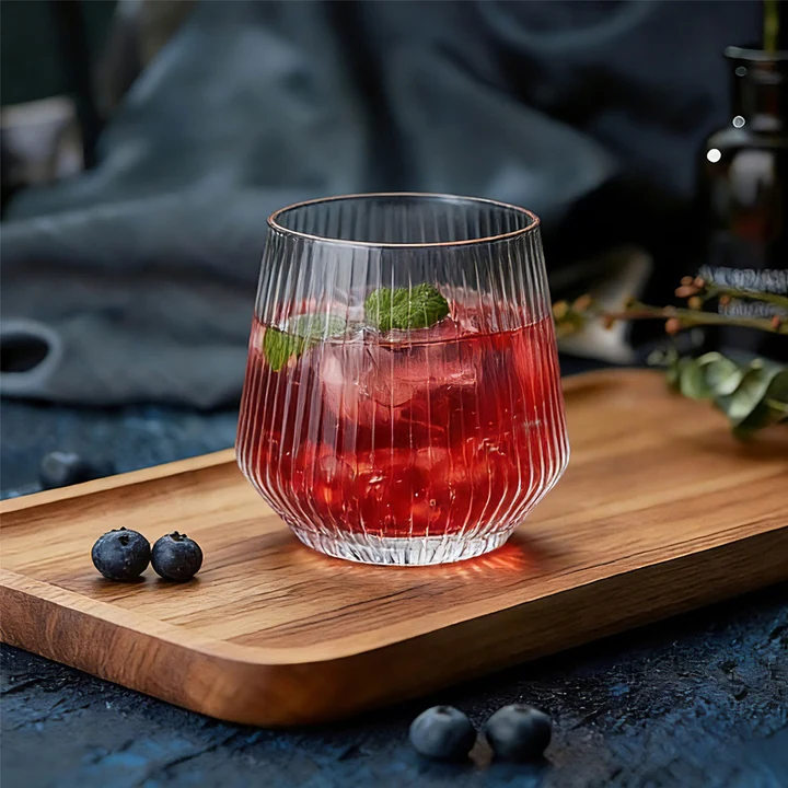Vaso de agua de cristal Prism