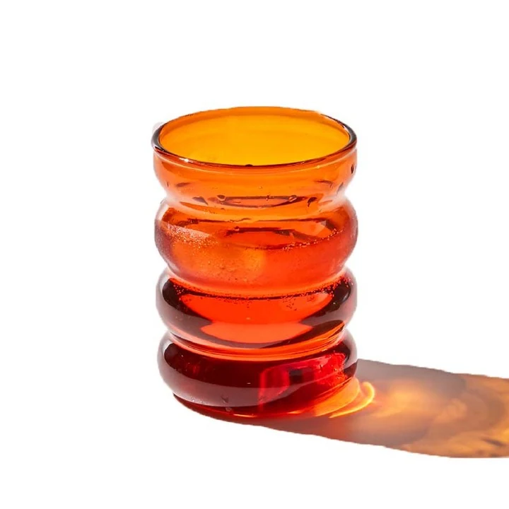 Ripple Glass Drinking Cup