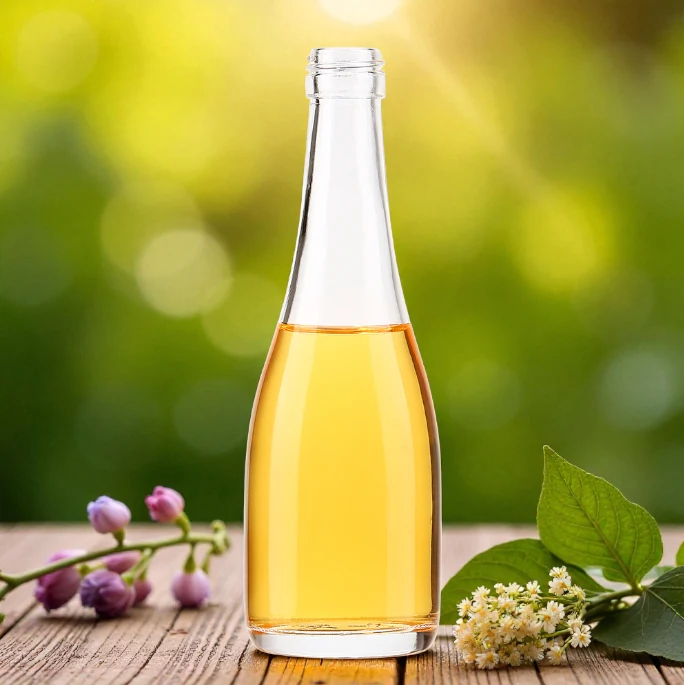 Mayorista Botella de Vino de Cristal Transparente de 500ml y Botella de Zumo de 330ml