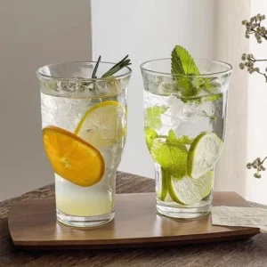 Wholesale Large Capacity Glass Cup for Soda Water