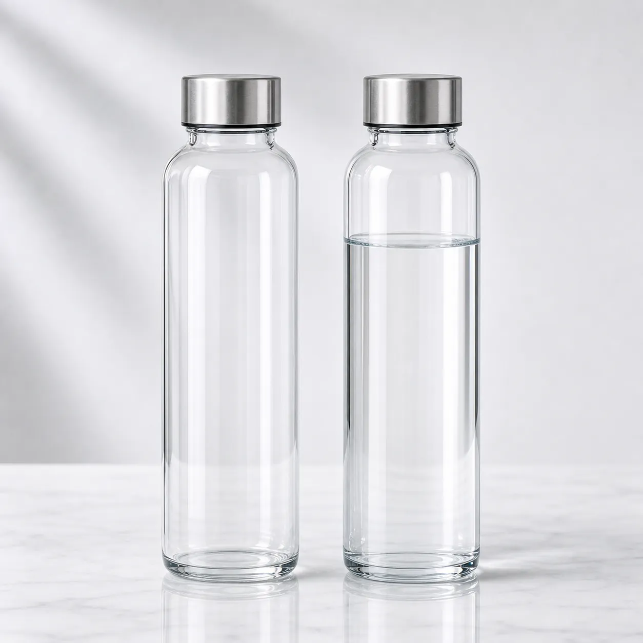 Borosilicate Glass Water Bottle