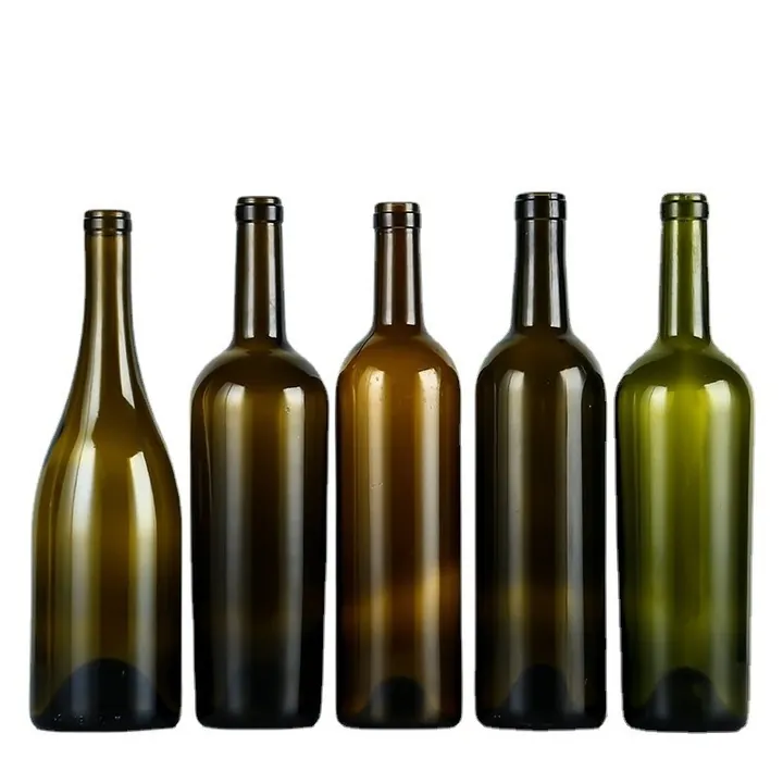 burgundy bottles multi color