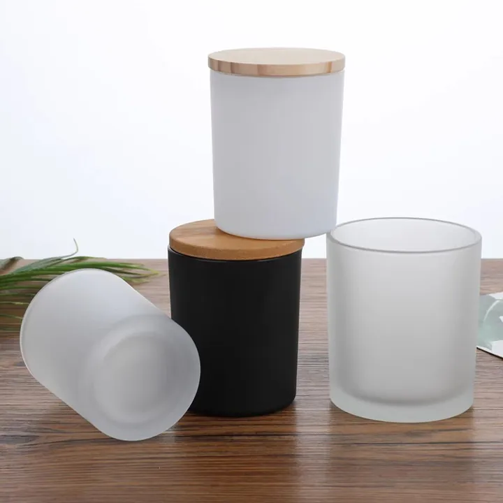 candle jar matte set