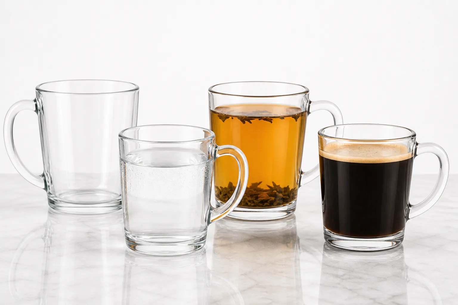 Clear Glass Mugs