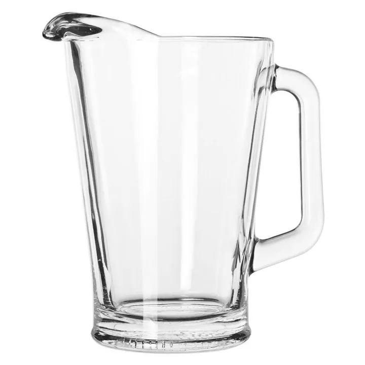 Quadratischer Wasserkaraffe aus transparentem Glas