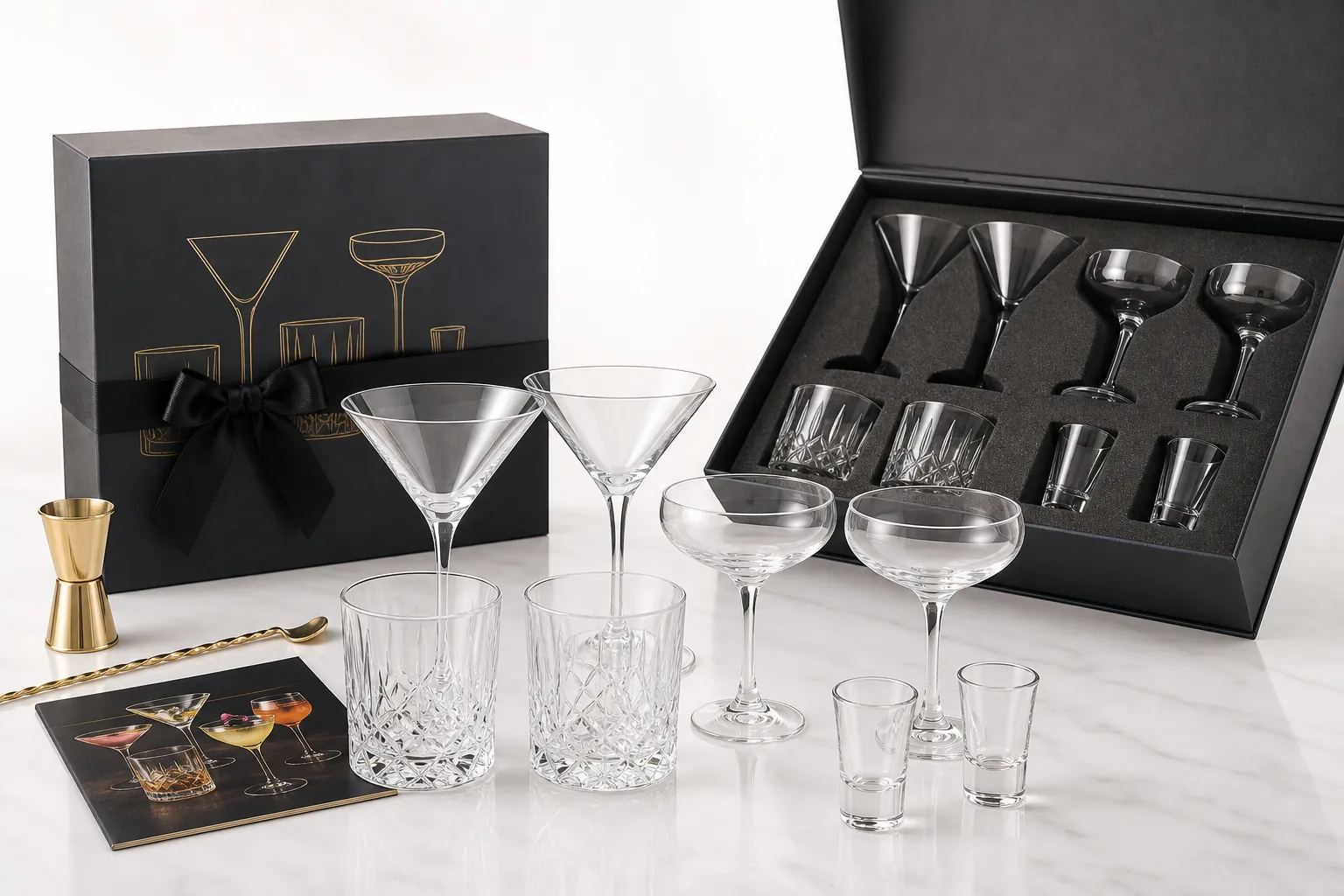 Cocktail glass gift sets