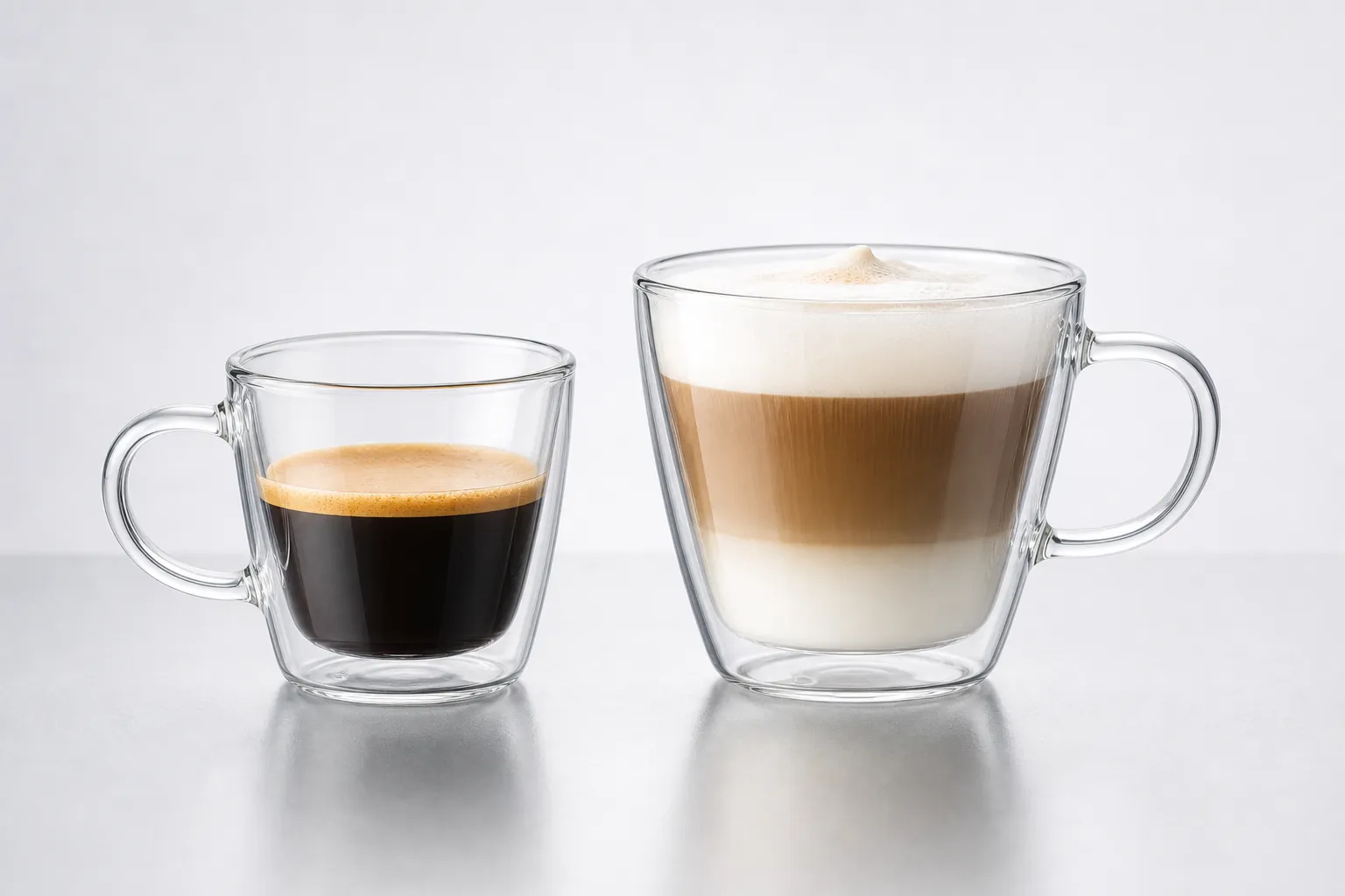 Coffee glass cups