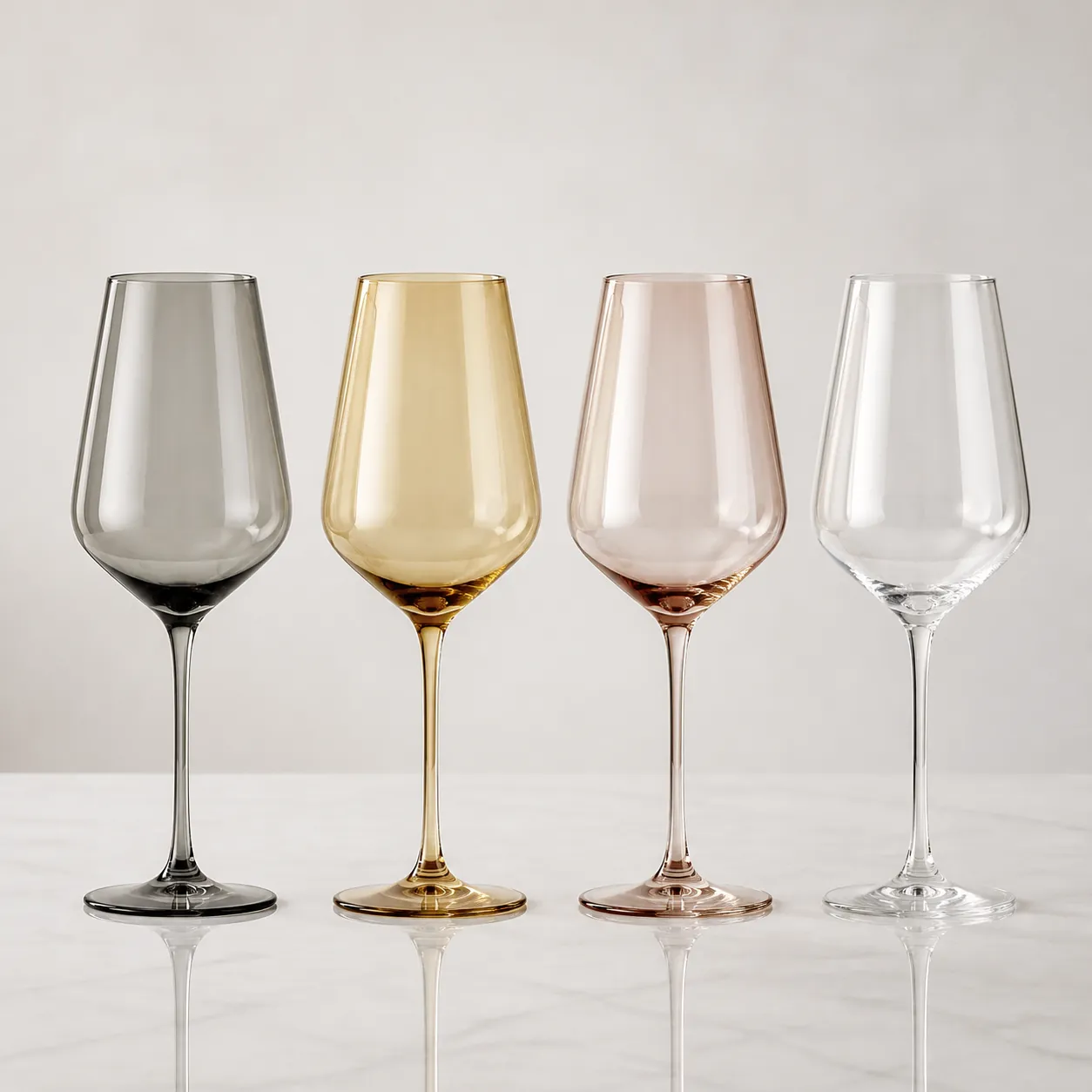 Colored Wine Glasses