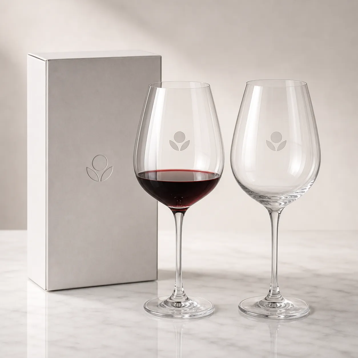 Custom Logo Wine Glasses