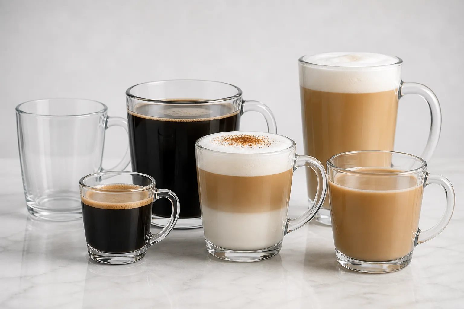Glass Coffee Mugs
