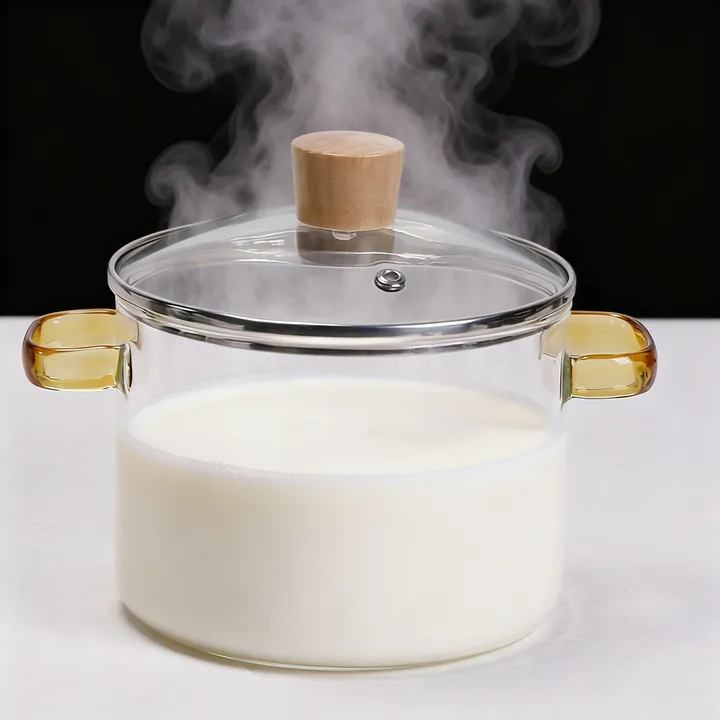 glass pot steam