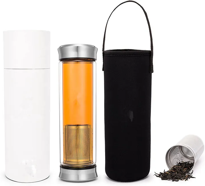 glass thermos tea set