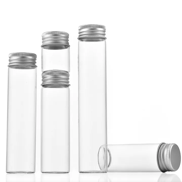 glass tube aluminum cap
