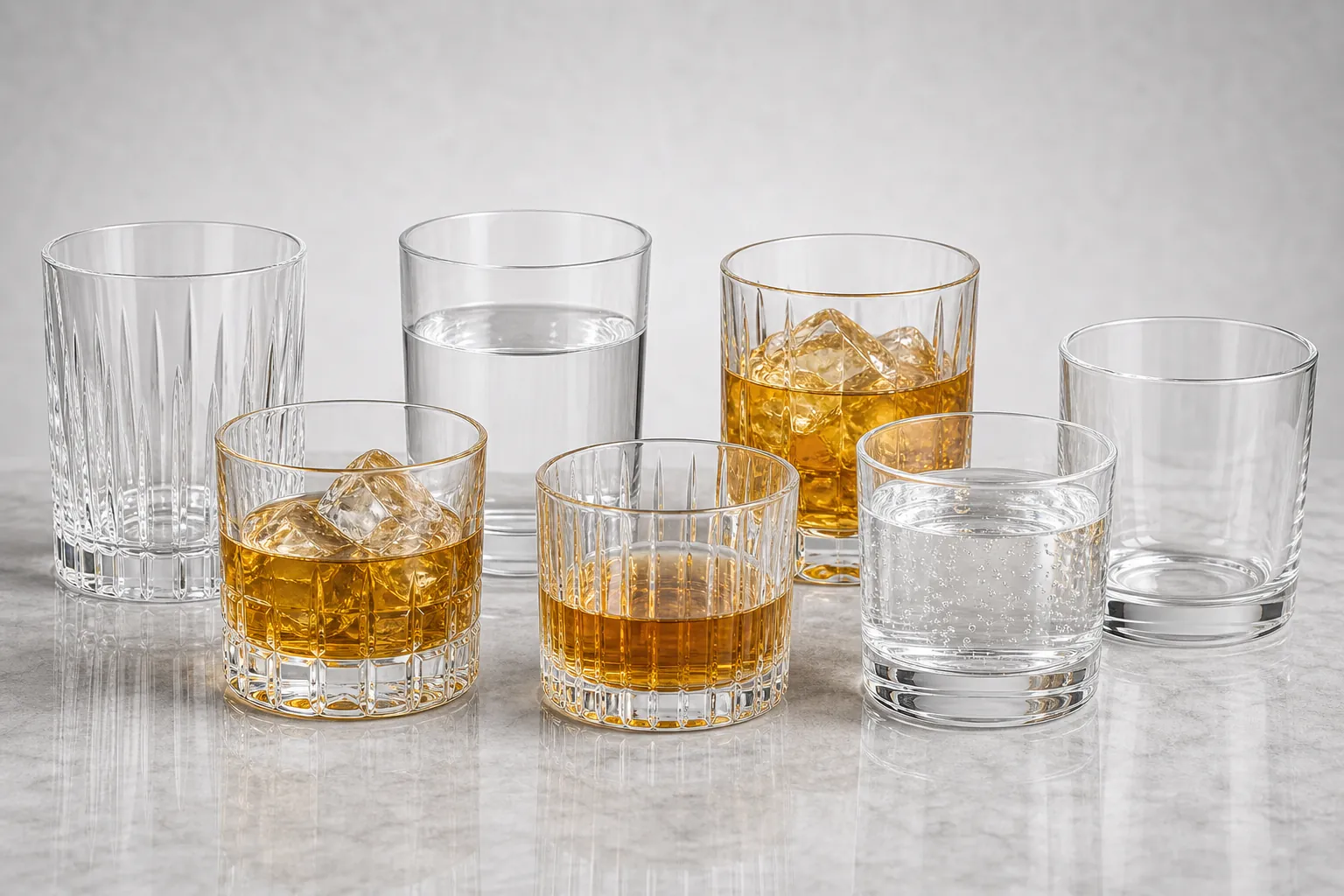 Glass tumblers