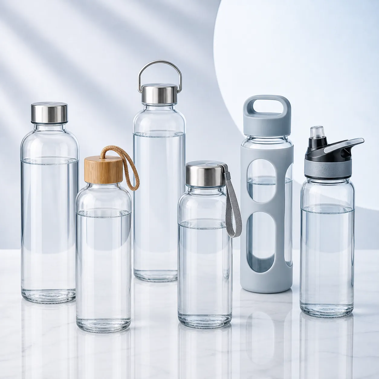 Custom Glass Water Bottle manufacturer products for B2B buyers