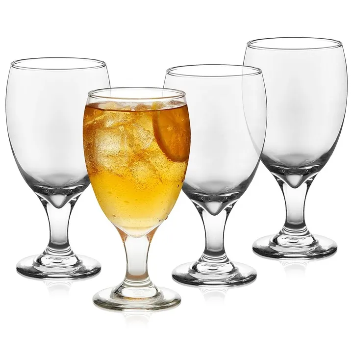 goblet glass juice set