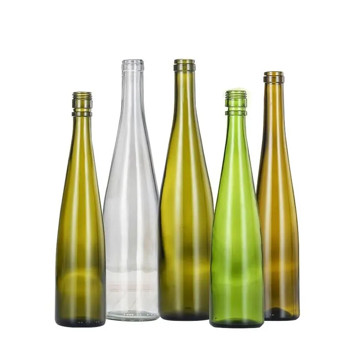 hock wine bottle color set