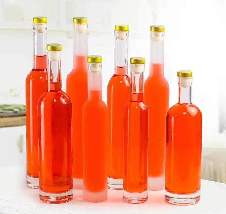liquor bottle red collection
