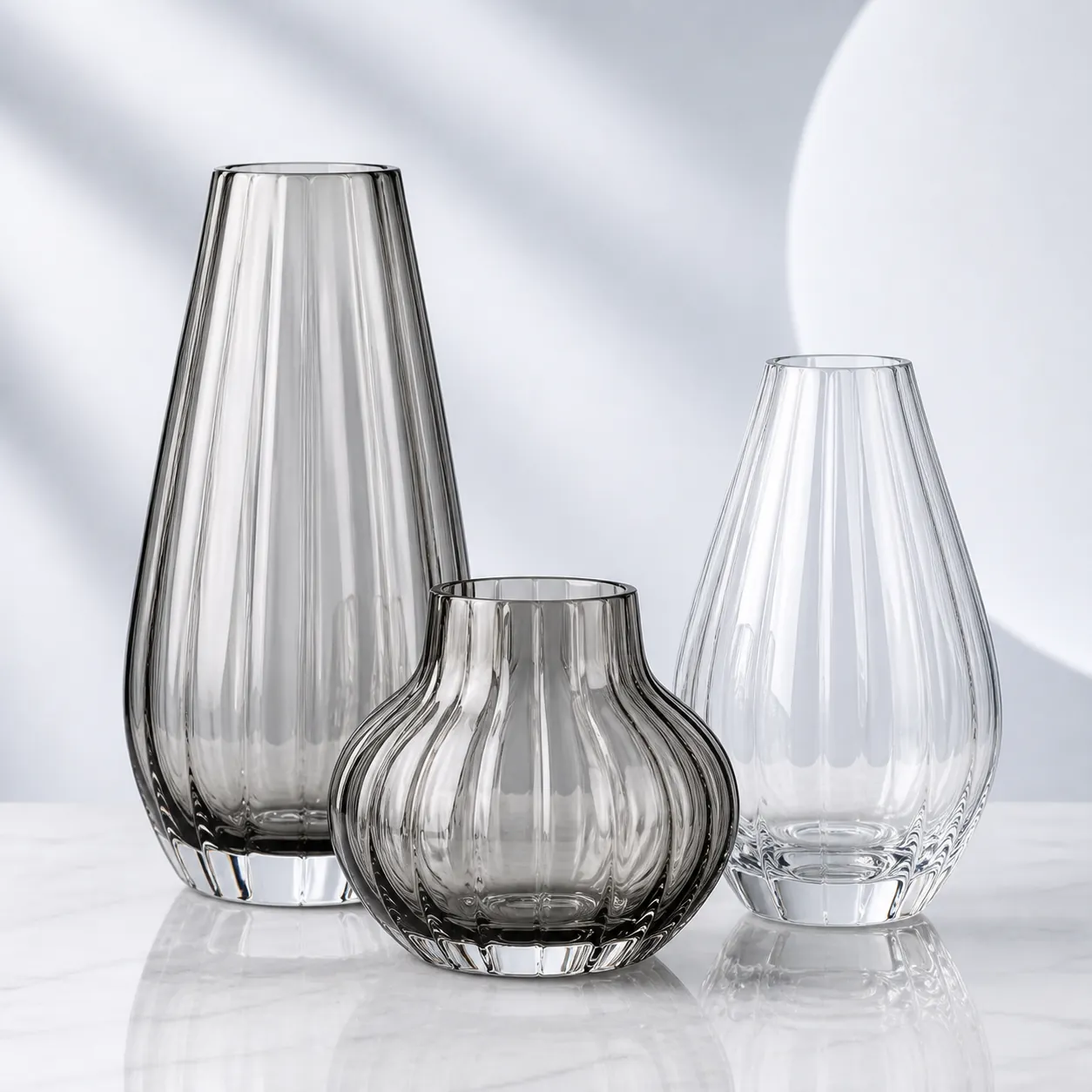 Luxury Glass Vase Set