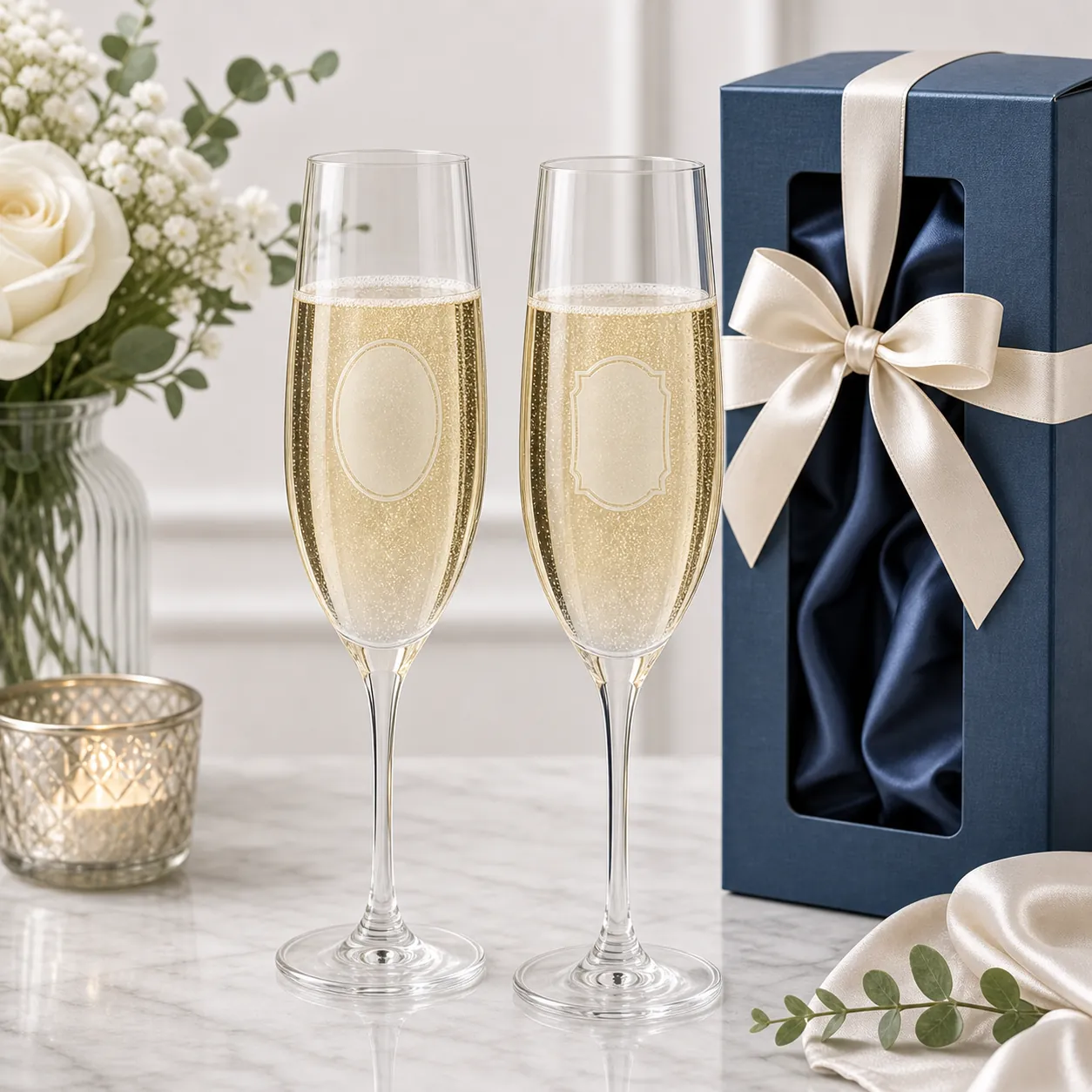 Personalized Champagne Glasses