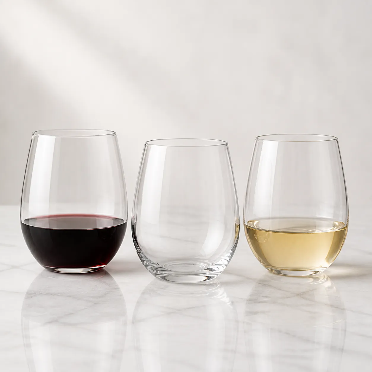 Stemless Wine Glasses