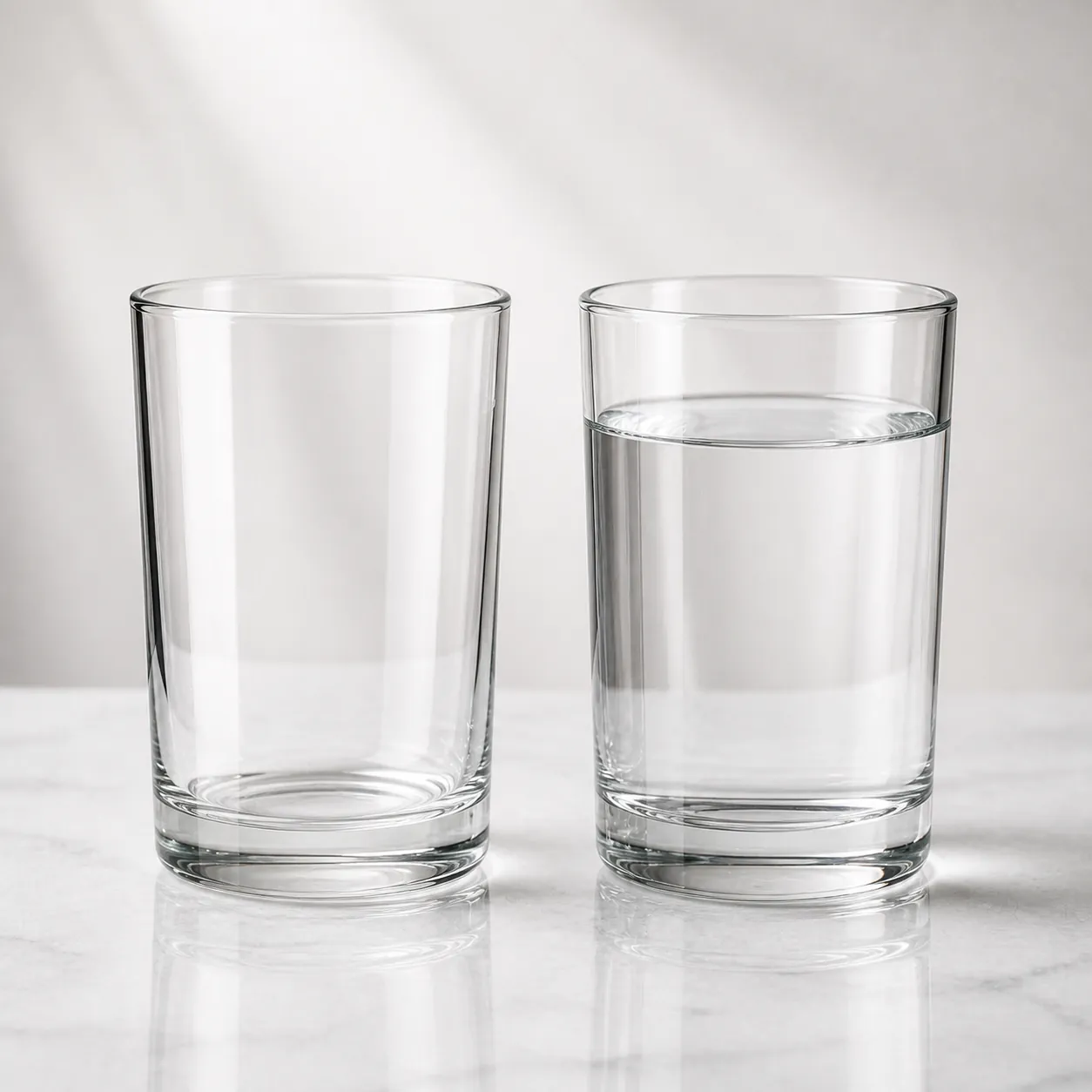 Straight Glass Tumblers
