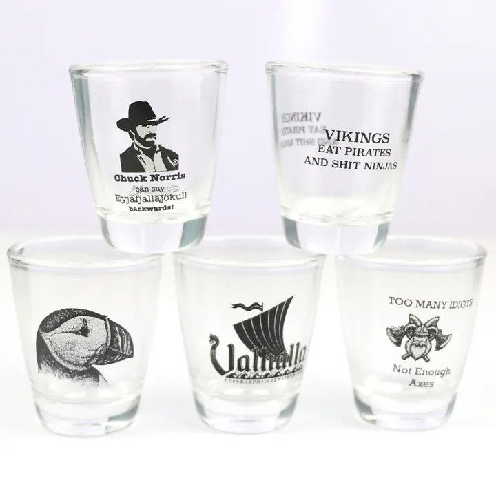 Custom logo Shot Glass packaging project